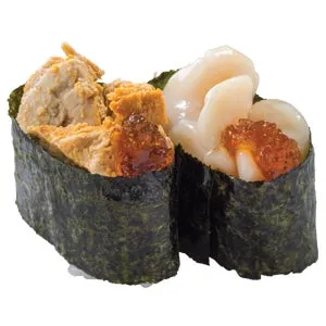 2つの軍艦巻き寿司