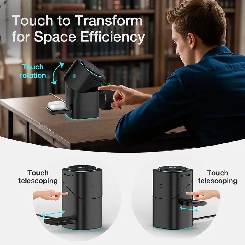 Touch to Transform for Space Efficiency, Touch rotation, Touch telescoping
