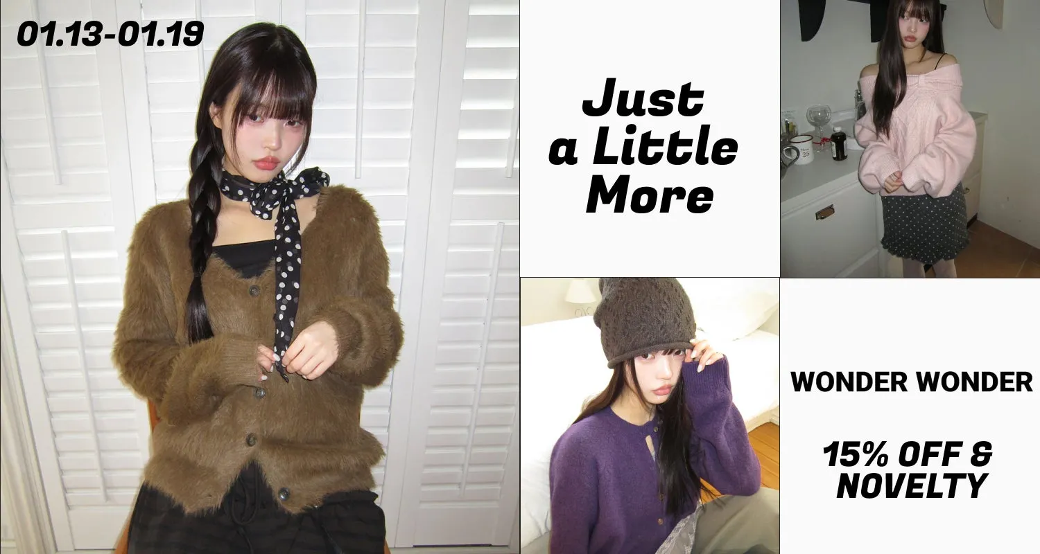 WONDER WONDER 15% OFF & NOVELTY イベントバナー