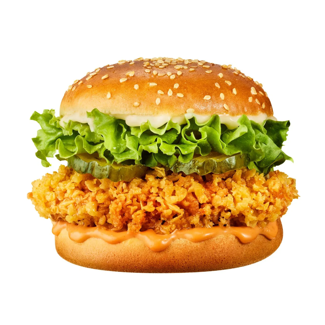 ハンバーガーのクローズアップ写真