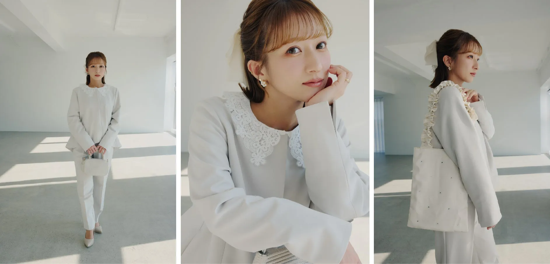 LOOK1. 白のセットアップ