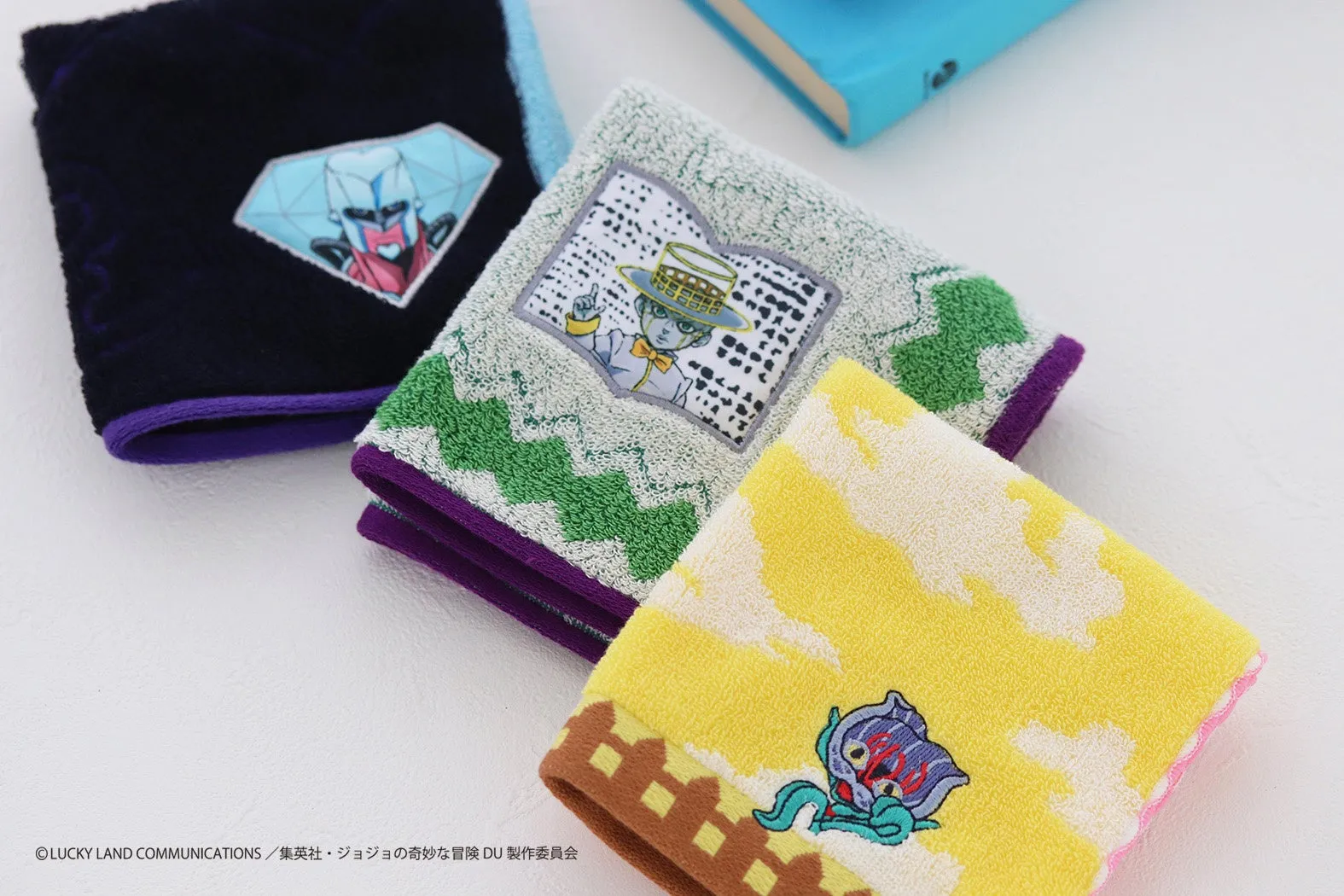 ジョジョキャラクターデザインのハンドタオル