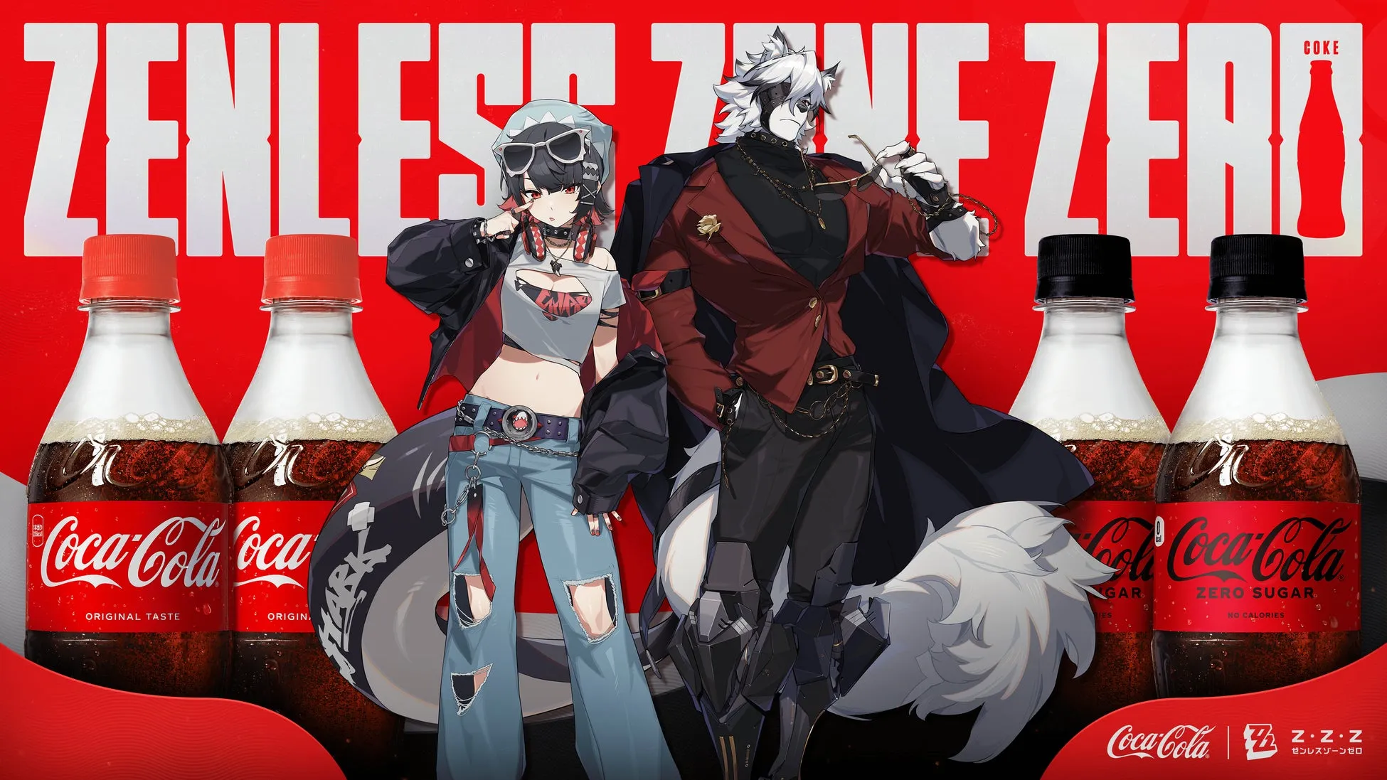 ZENLESS ZONE ZERO Coca-Cola ZERO SUGAR ORIGINAL TASTE Z.Z.Z.