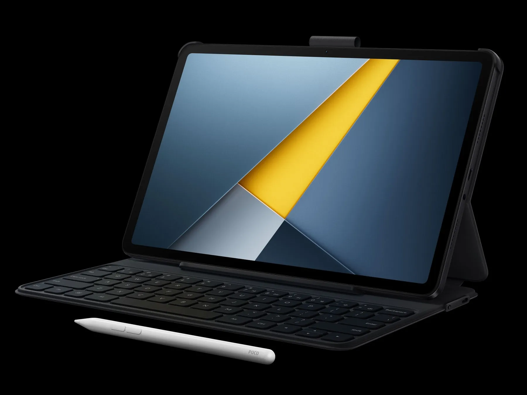 POCOタブレットとキーボード、スタイラスの画像