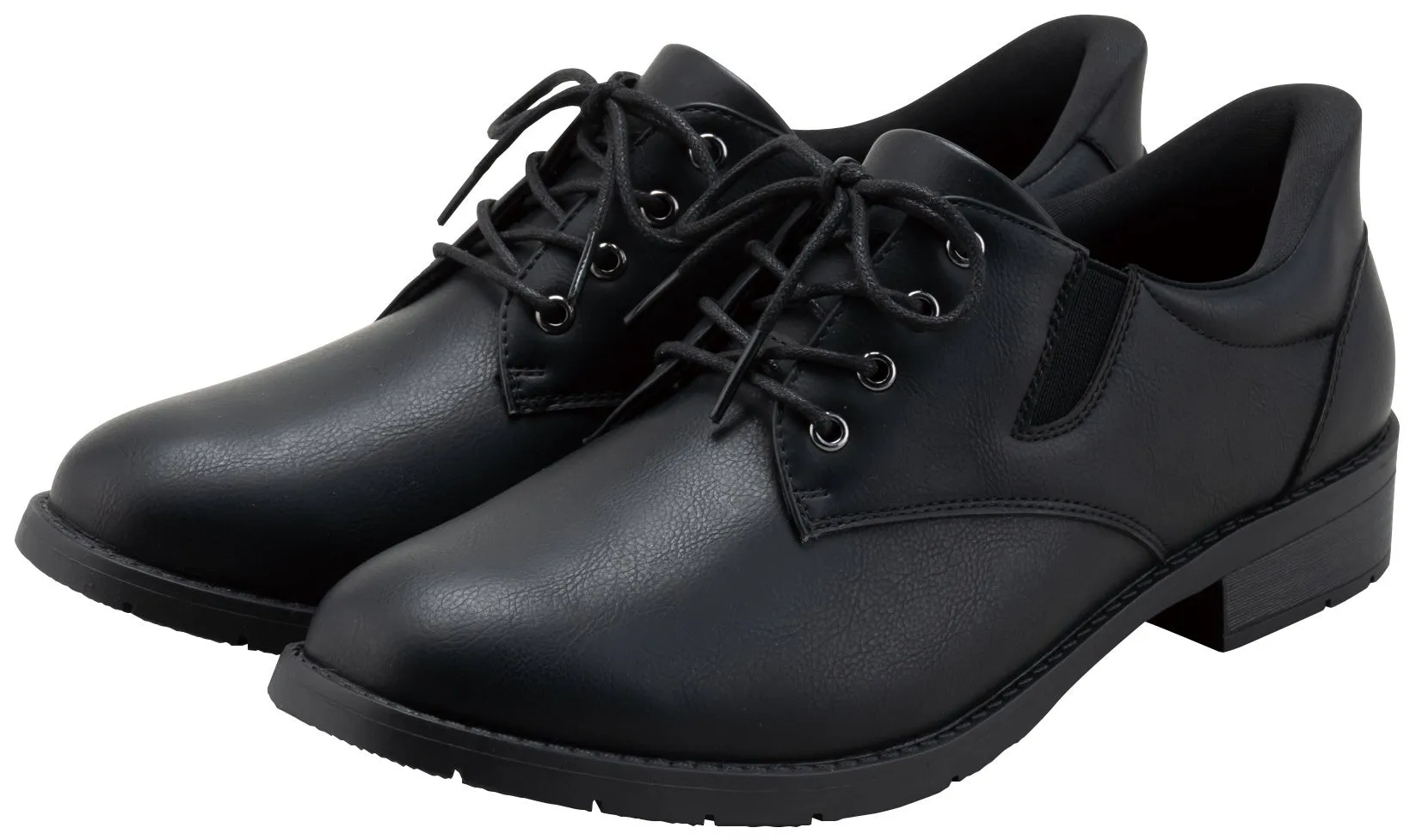 黒い革靴のクローズアップ写真(ST-800)