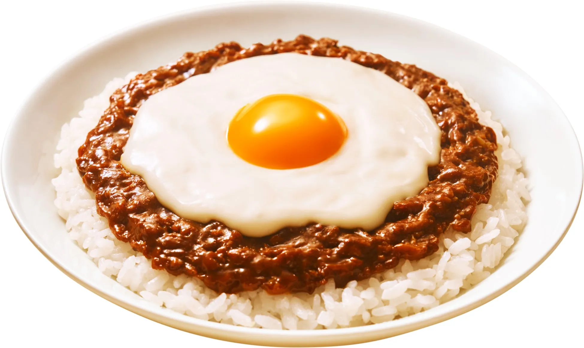 MOKUBAZA監修 とろ〜っと卵黄ソースとチーズソースのキーマカレー