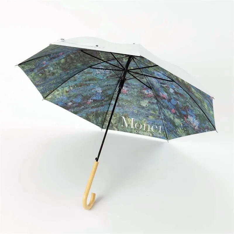 モネの絵画がデザインされた日傘