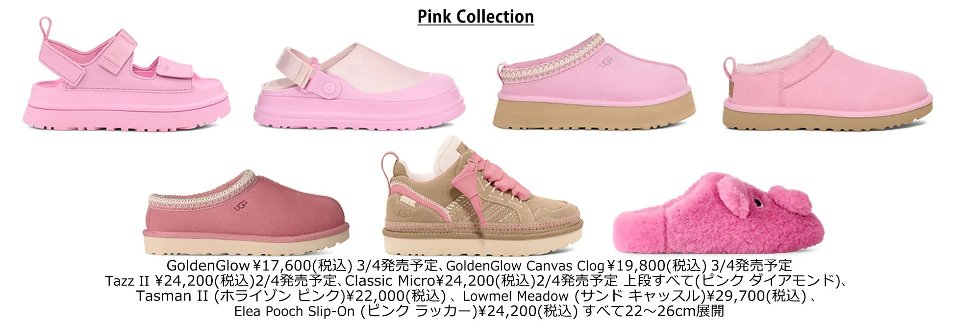 ピンクコレクションの全貌画像