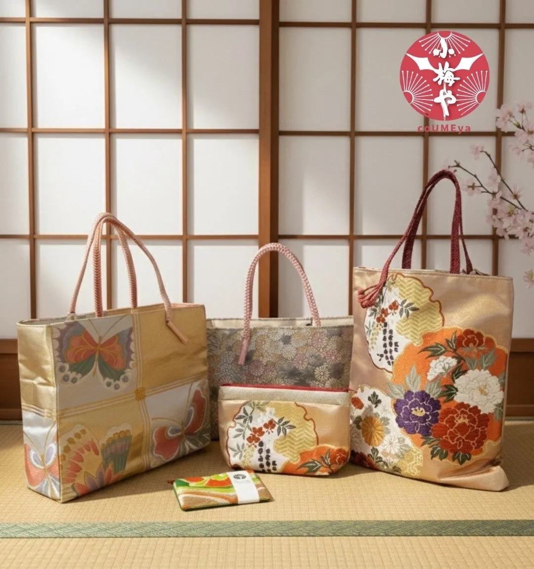 小梅屋の和風バッグとポーチ