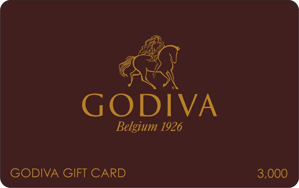 ゴディバのギフトカードの画像です。