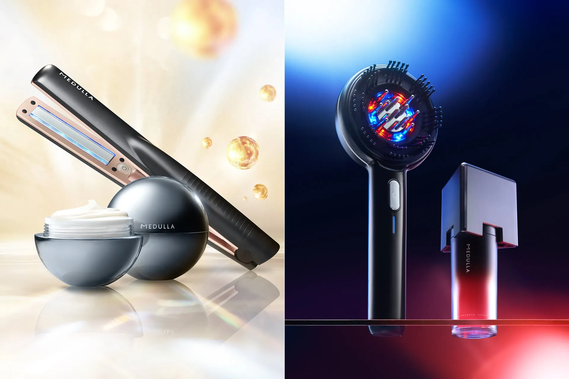 MEDULLAのヘアケア製品の広告画像