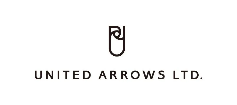 白地に、黒のロゴマークとテキスト「UNITED ARROWS LTD.」が配置された画像。