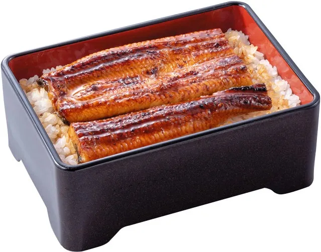 うなぎの蒲焼きが乗ったお弁当です。