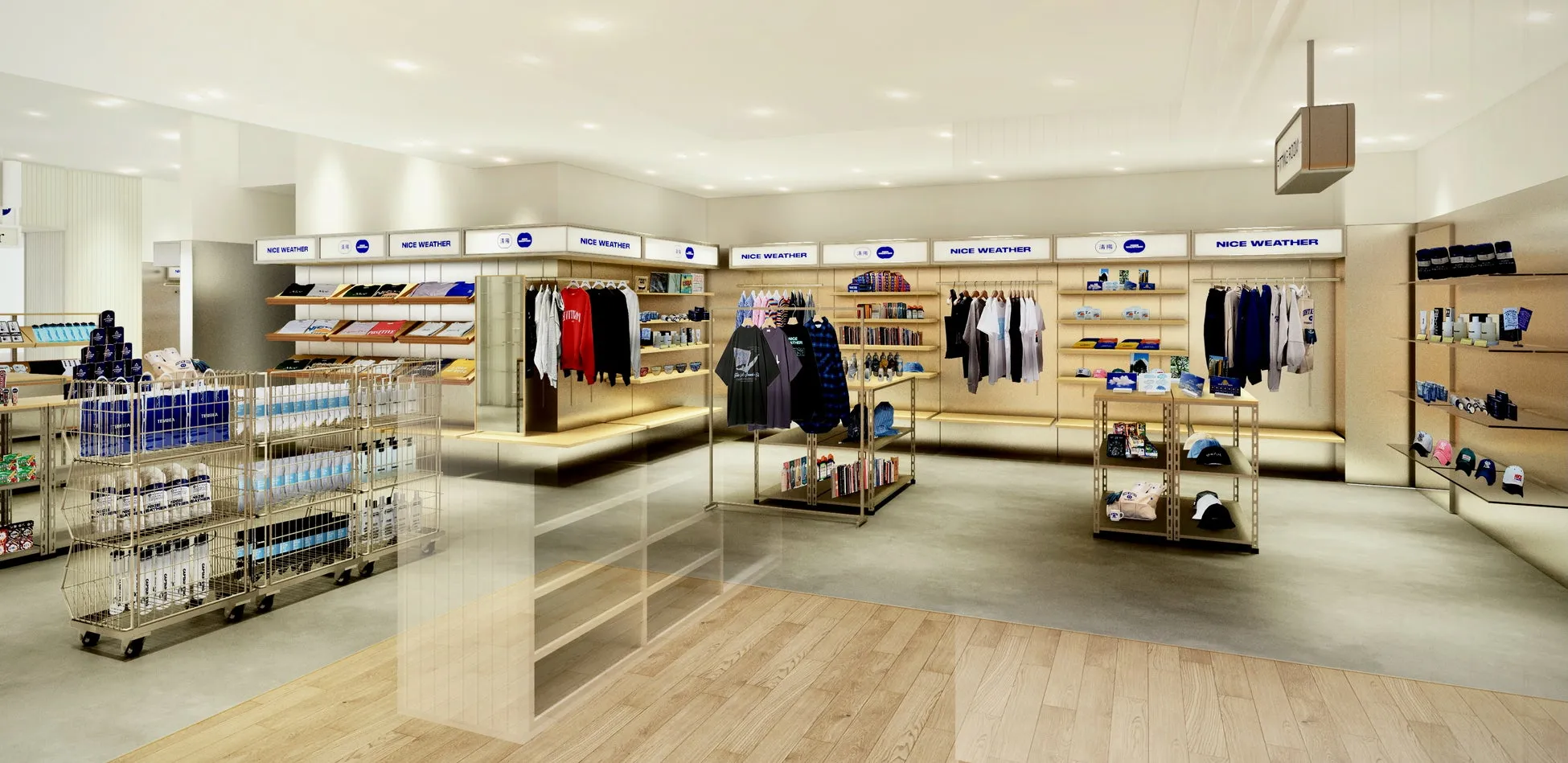 NICE WEATHER店舗の内観写真
