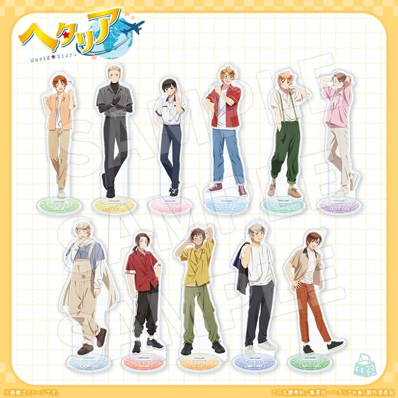 ヘタリア World☆Stars ミニキャラアクリルスタンドプレート