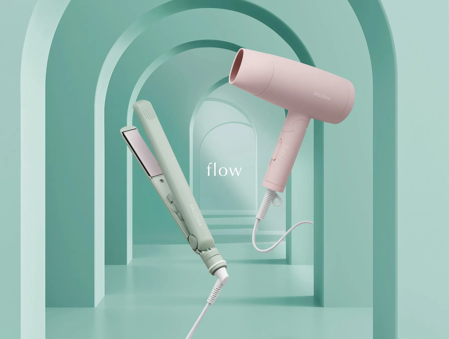 【SALONIA】2026春夏限定！新生活に「ミスティカラー」ドライヤー＆ヘアアイロン