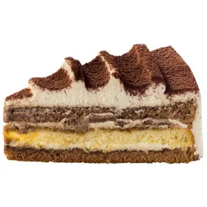 ティラミスケーキの断面図