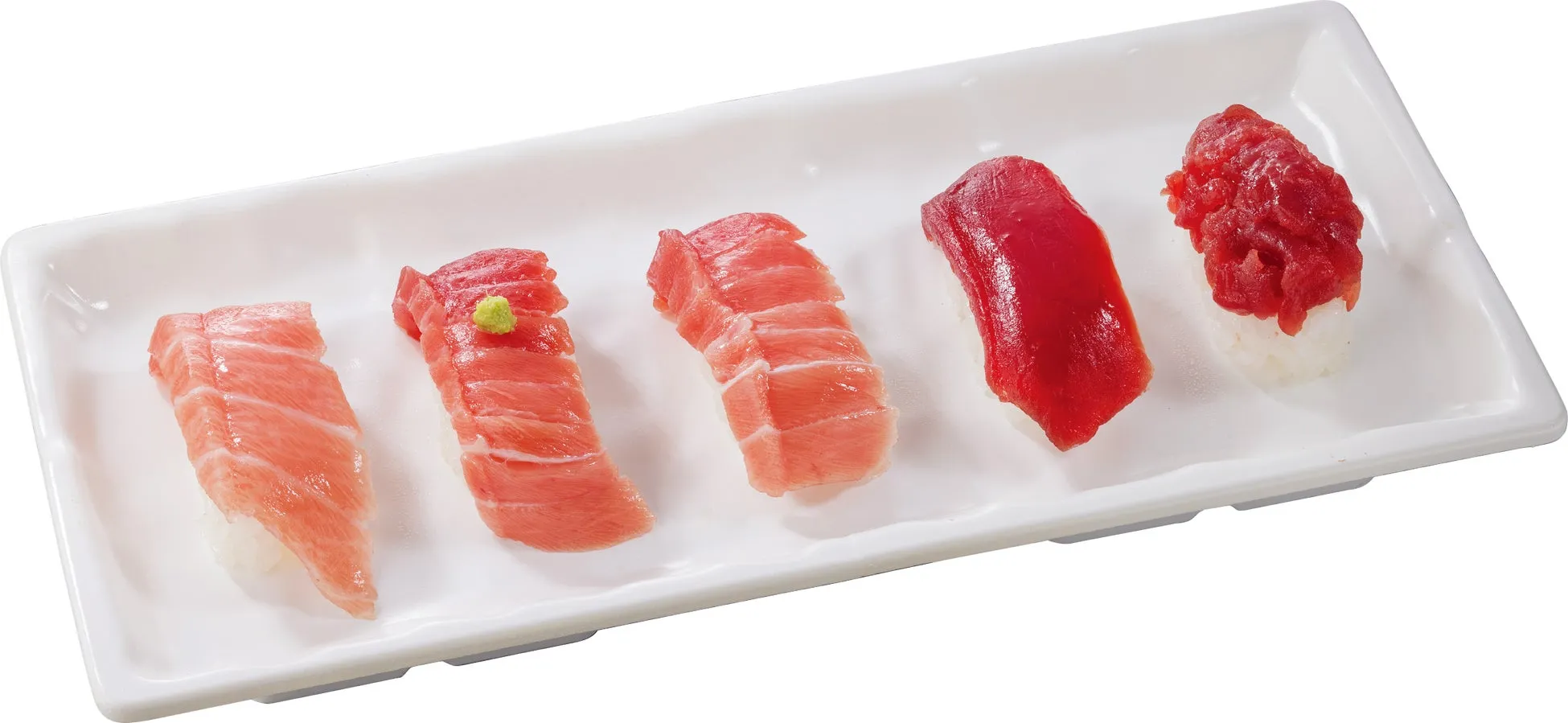 マグロの寿司5貫