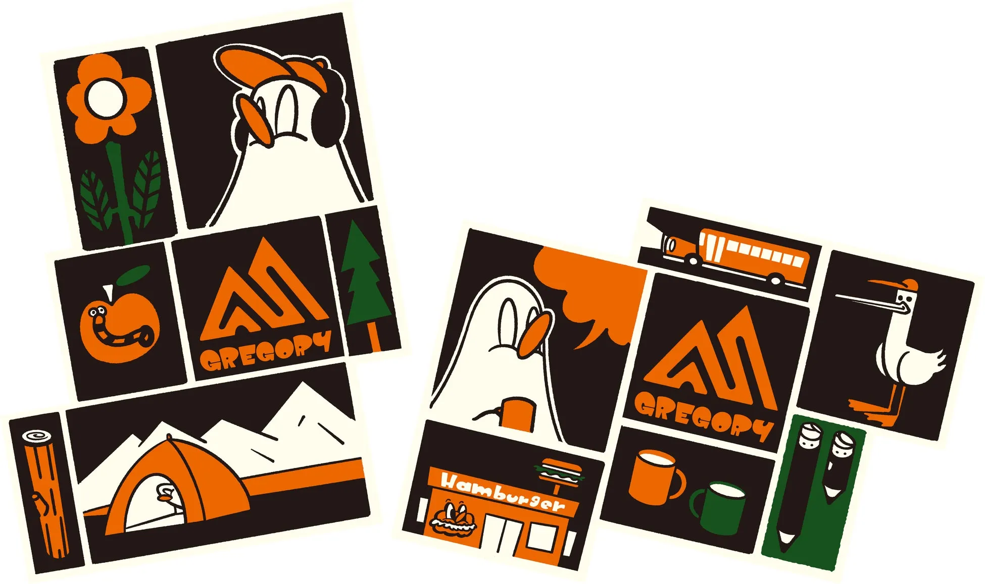 GREGORY×KOICHI YAIRI コラボオリジナルステッカー