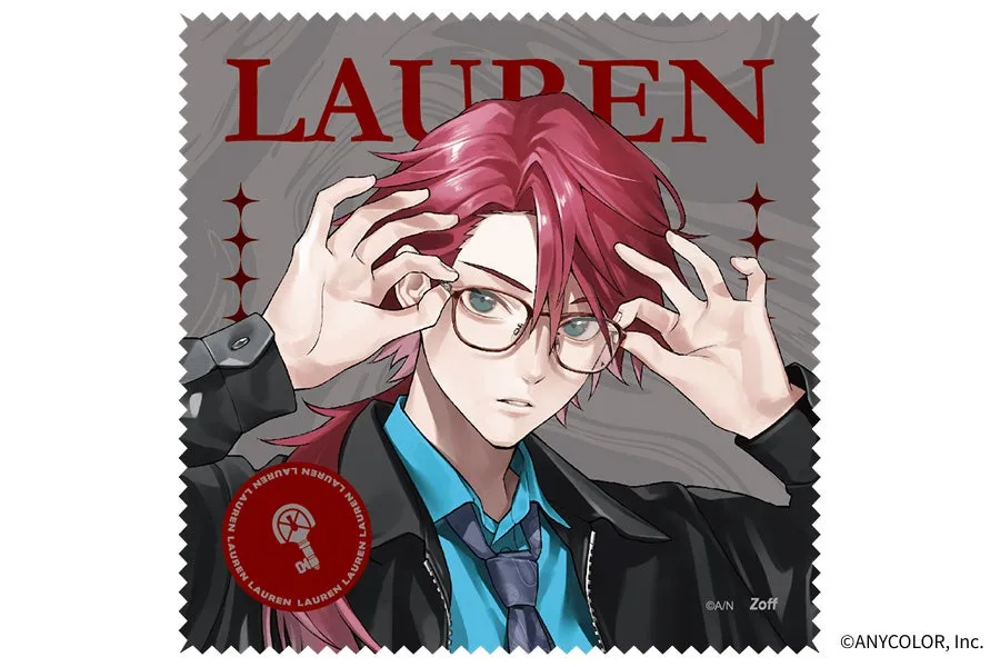 眼鏡をかけたLAURENのイラスト