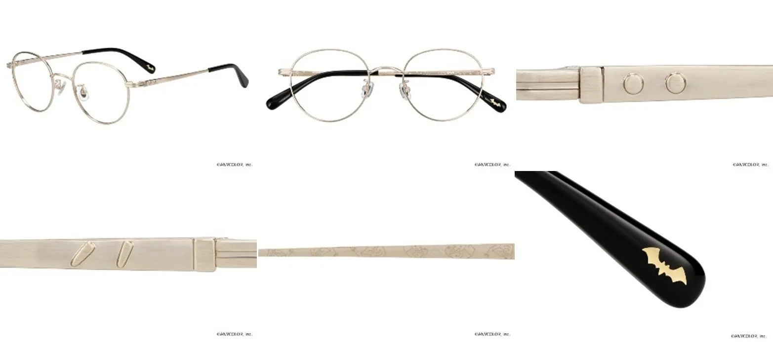 葛葉モデルの眼鏡のクローズアップ