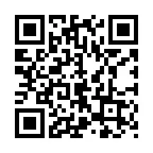 白黒のQRコードの画像