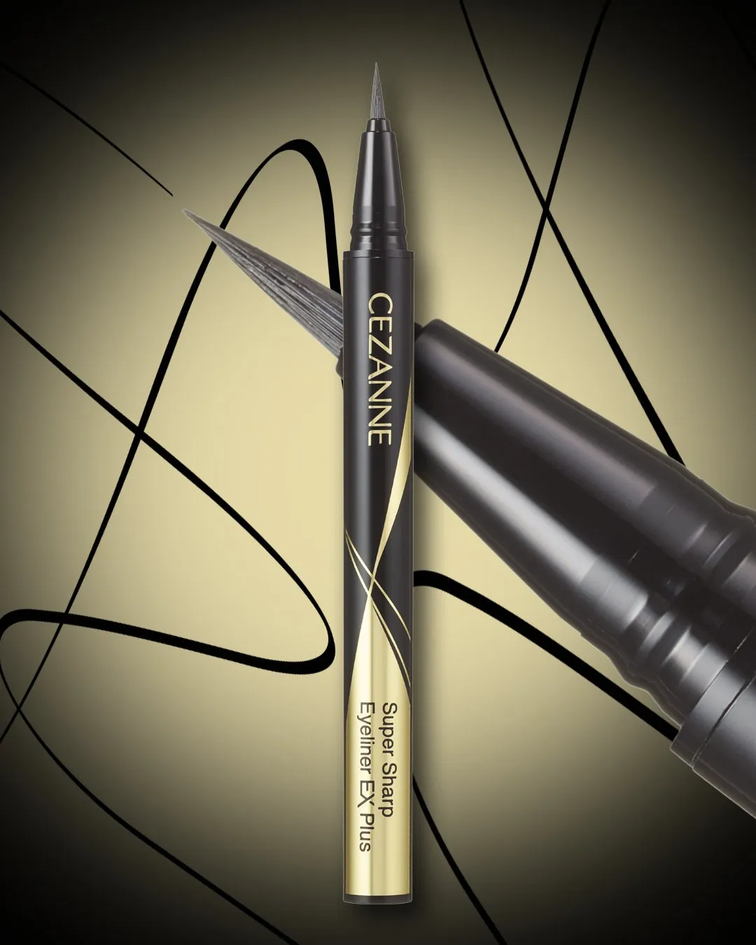 CEZANNE Super Sharp Eyeliner EX Plus