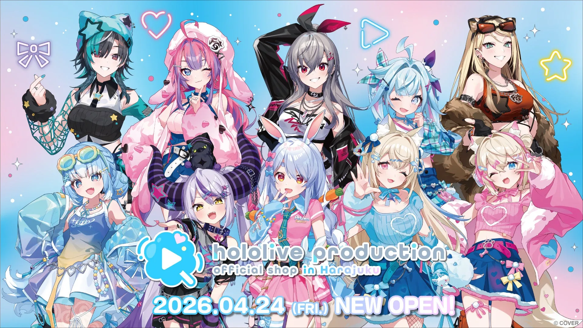 【ホロライブ】原宿に爆誕!「hololive production official shop」が描く新体験