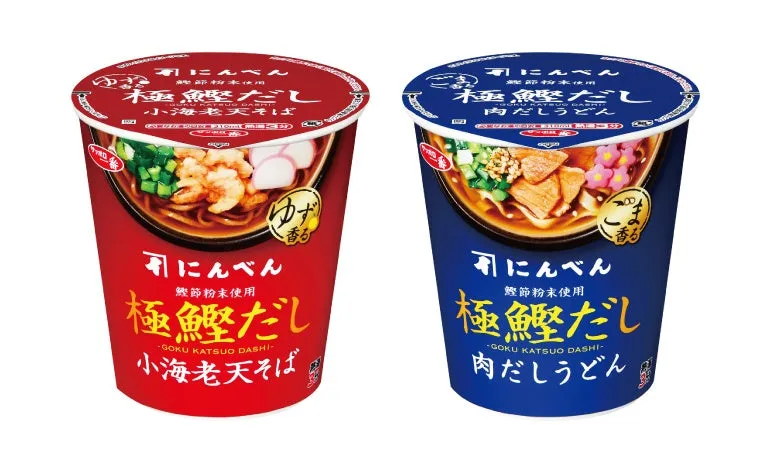 2種類の極鰹だしカップ麺