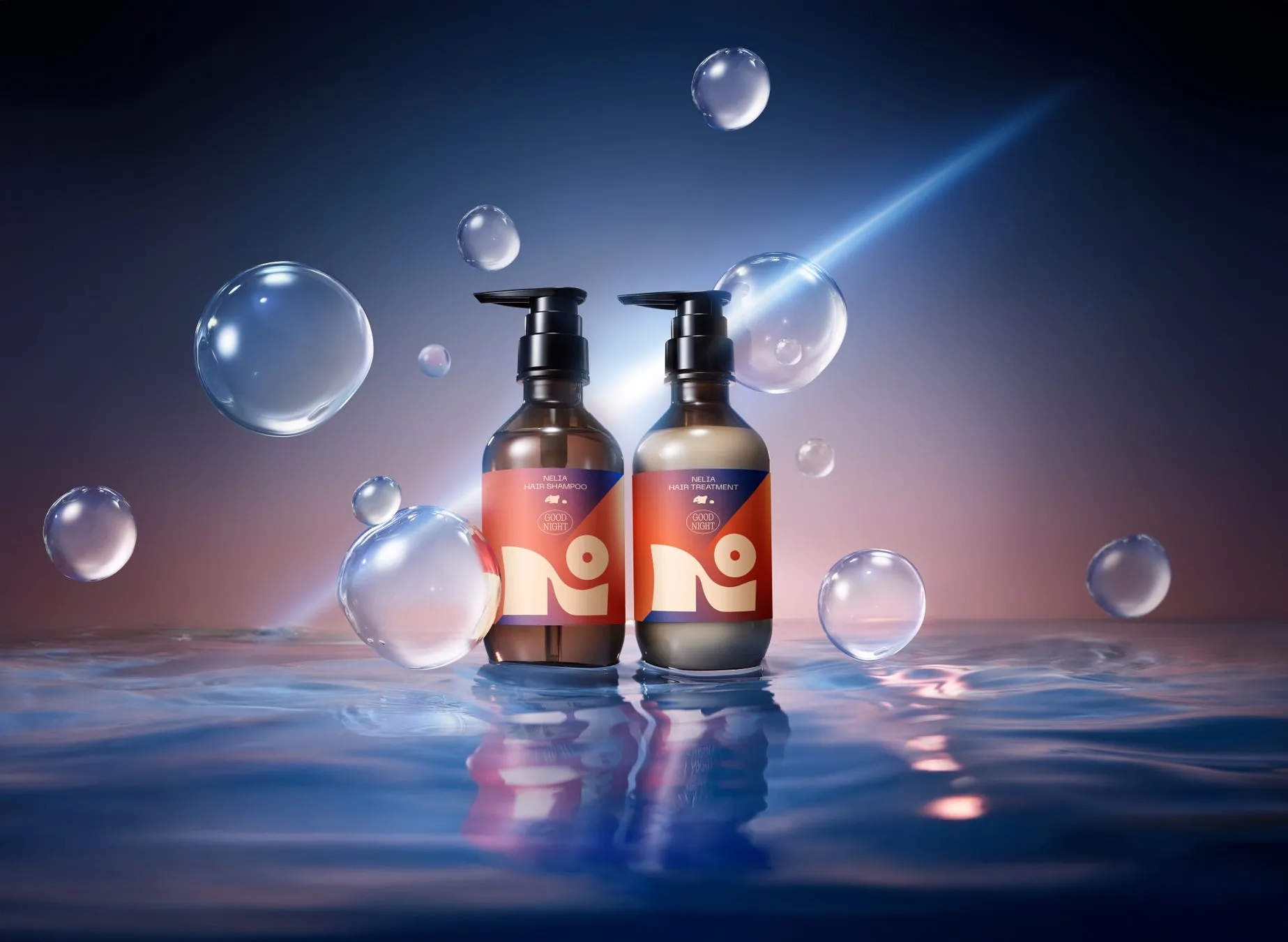 NELIAスムースシャンプー＆トリートメントの製品写真