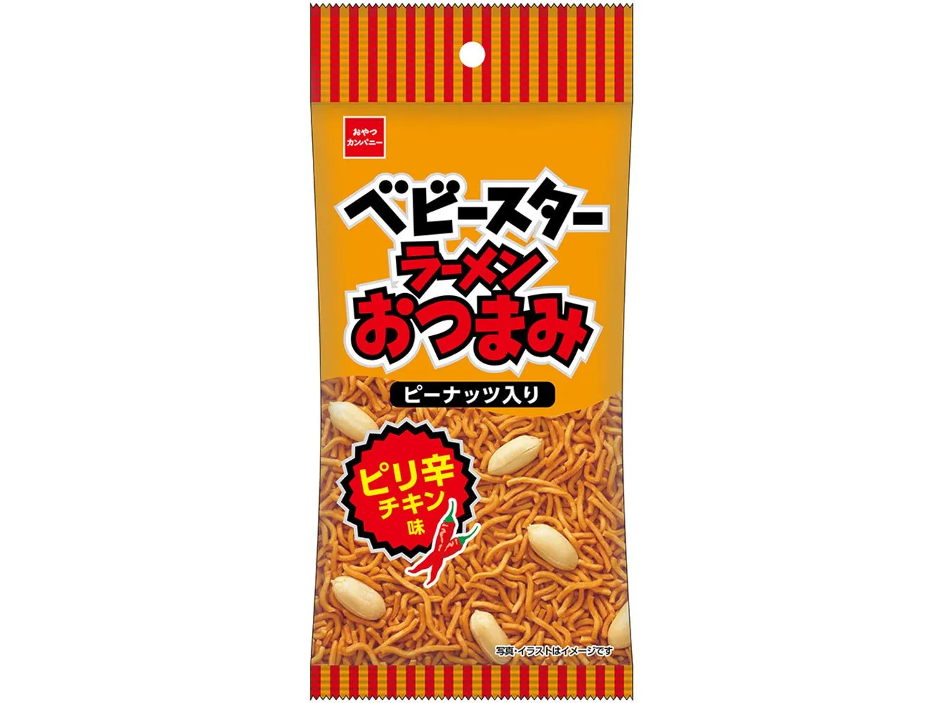 ベビースターラーメンおつまみ（ピリ辛チキン味）単品