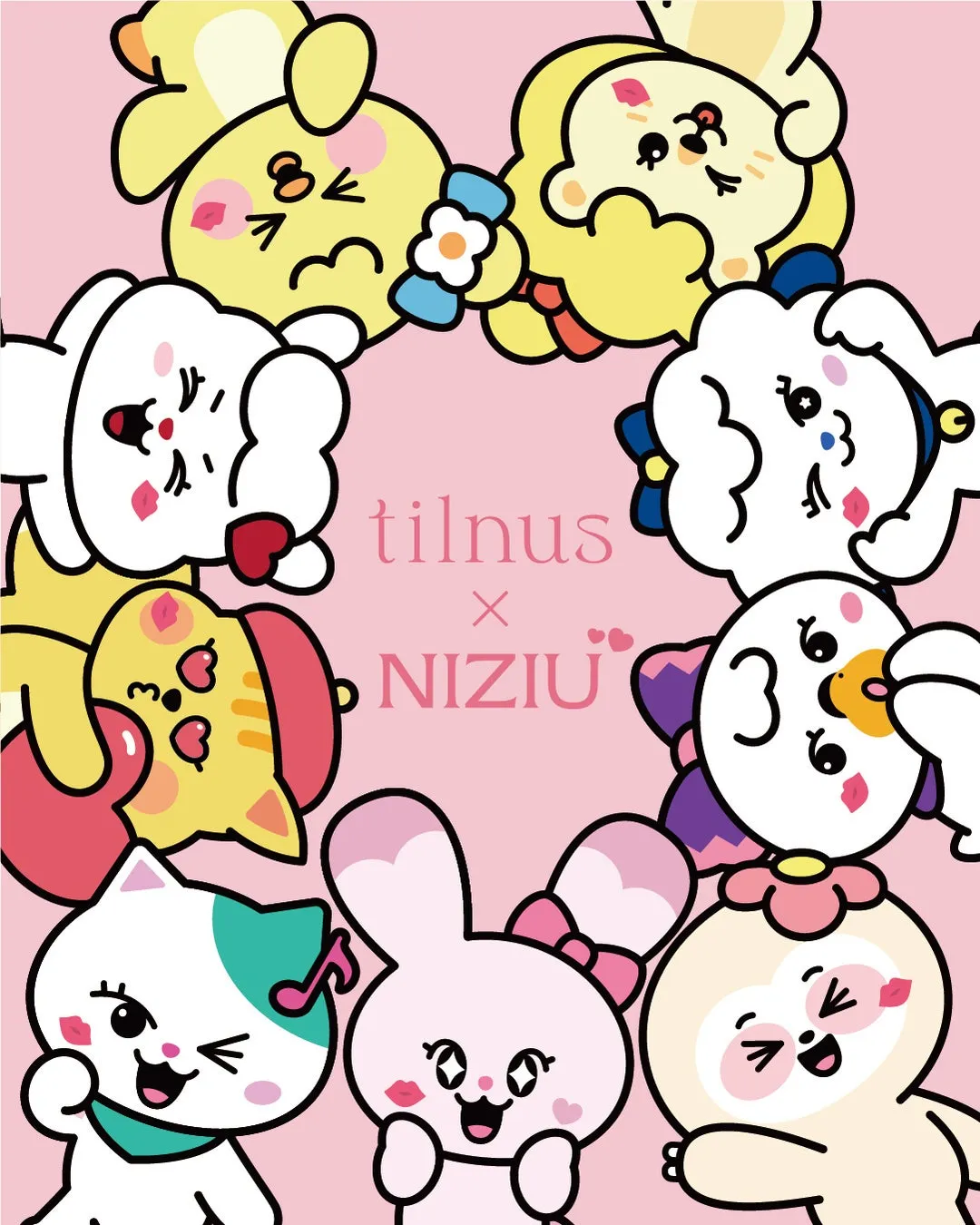 NiziU tilnus コラボキャラクター