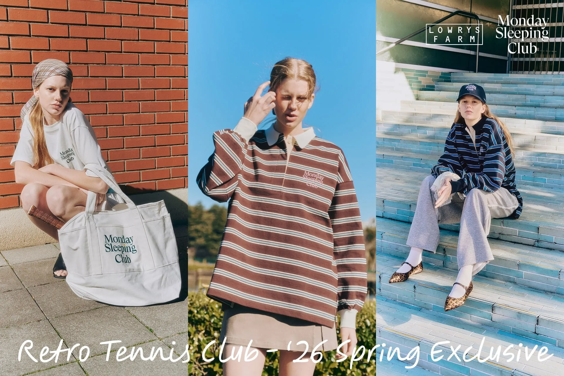 Monday LOWRYS Sleeping FARM Club Retro Tennis Club - '26 Spring Exclusive