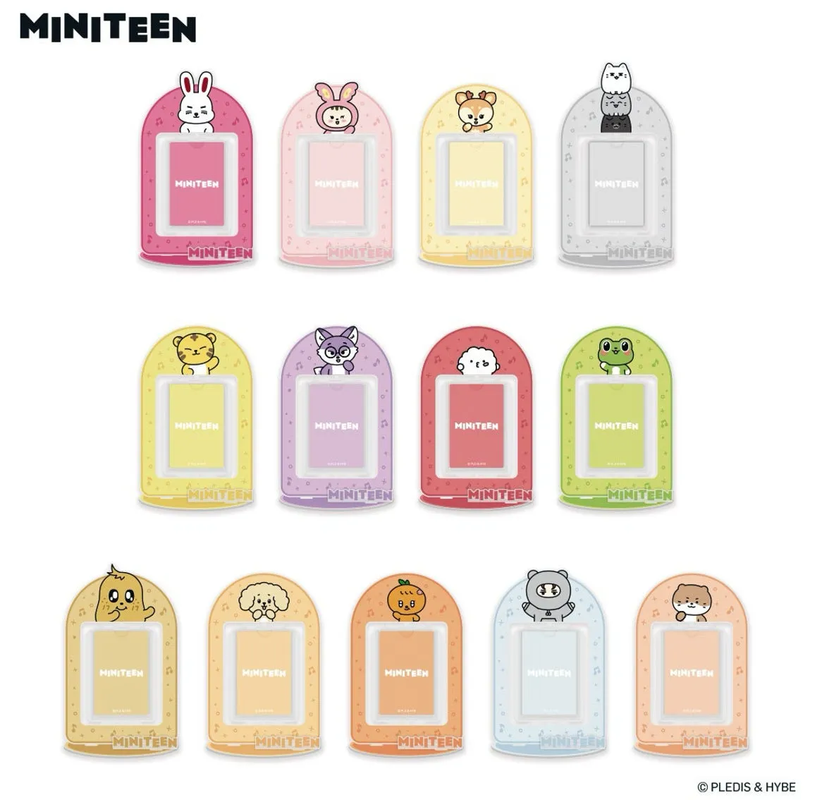 MINITEENアクリルフォトカードスタンド