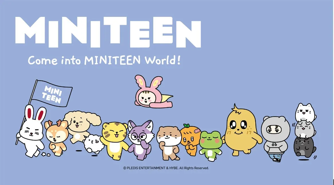 MINITEEN キャラクター集合イラスト