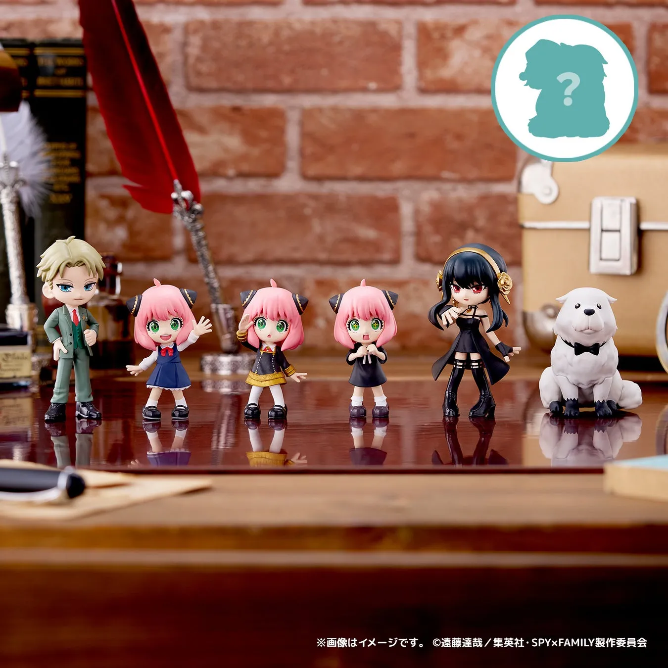 SPY×FAMILYのフィギュアの集合写真