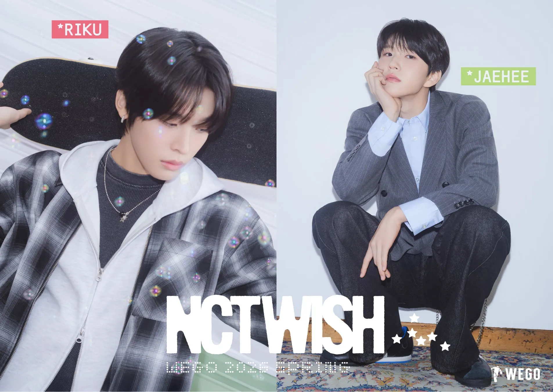 *RIKU *JAEHEE NCTWISH WEGO 2024 SPRING WEGO