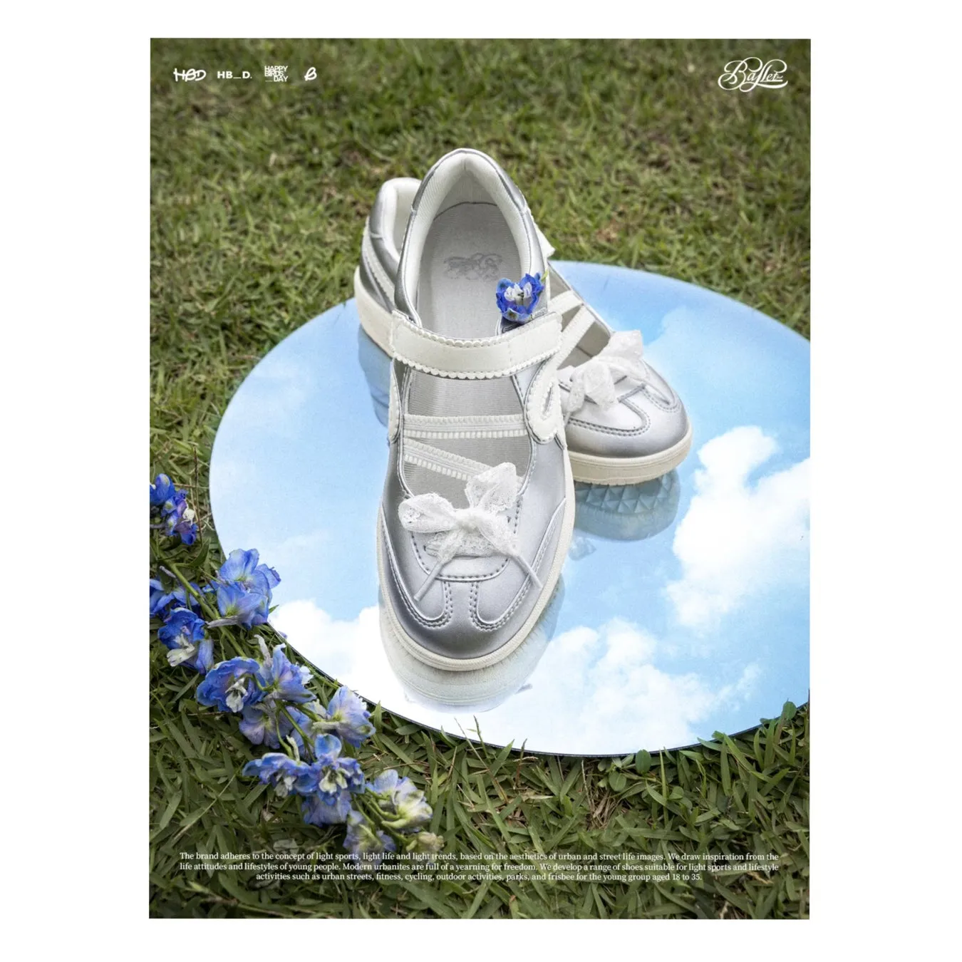 Happy Birds Day 銀色のスニーカー