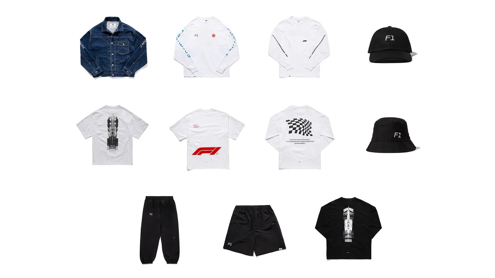F1アパレル製品コレクション