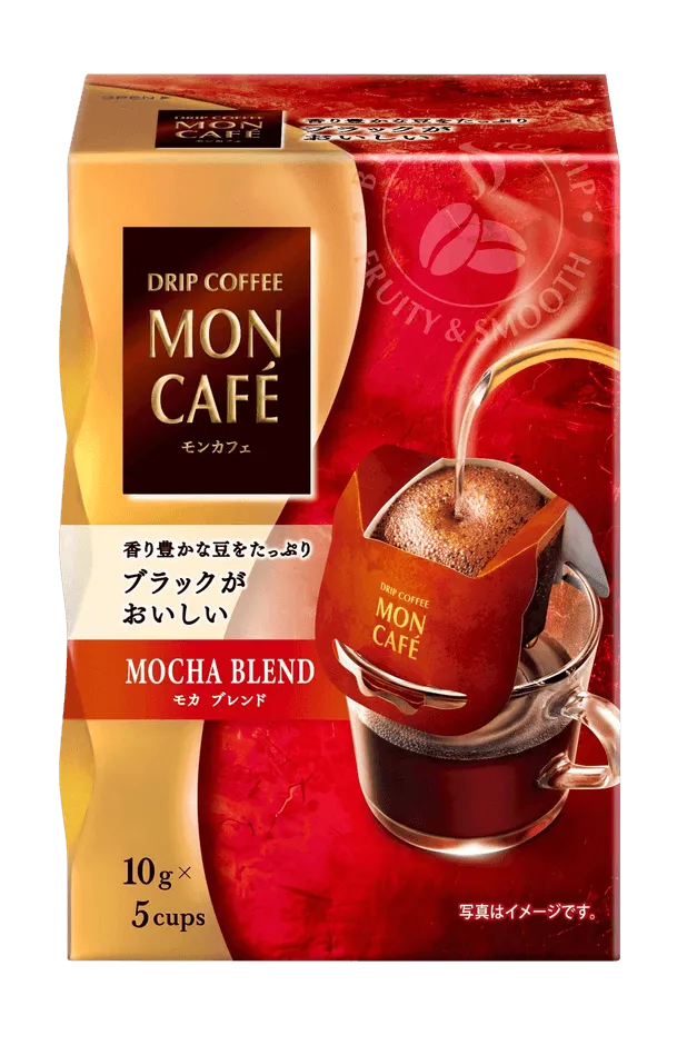 MON CAFEのドリップコーヒーのパッケージ。モカブレンド