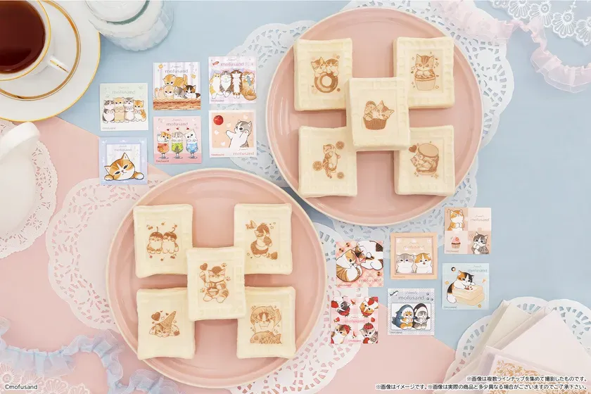mofusandのワッフルとシール