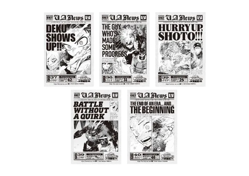 タブロイド風ステッカー(全5種)