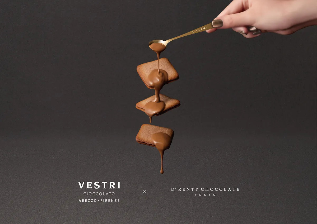 スプーンで食べるチョコ×チョコサンド！VESTRIとD'RENTYの限定コラボBOX