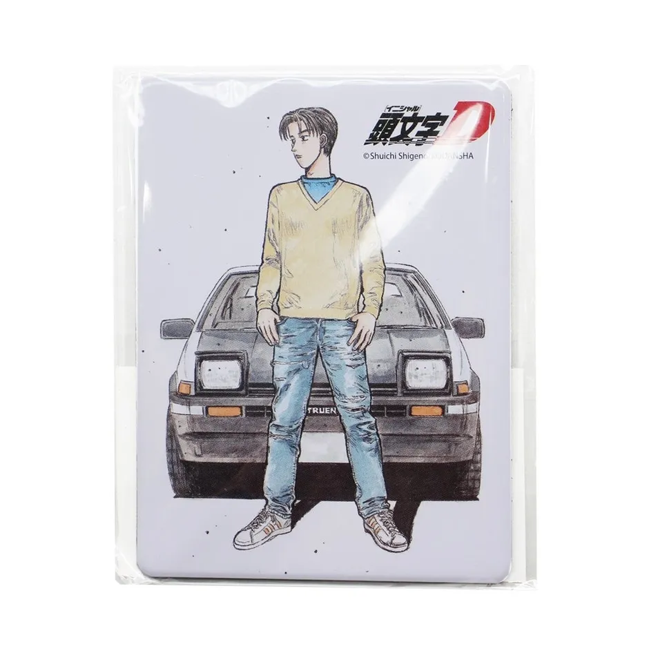 キャラクターと車が描かれたカード