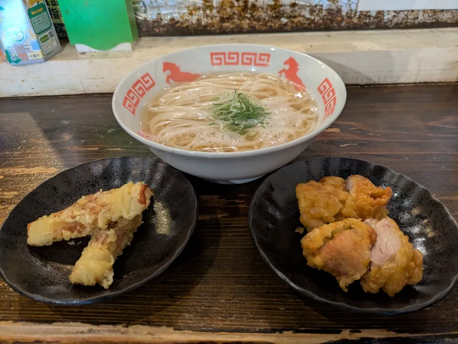 うどんと天ぷら