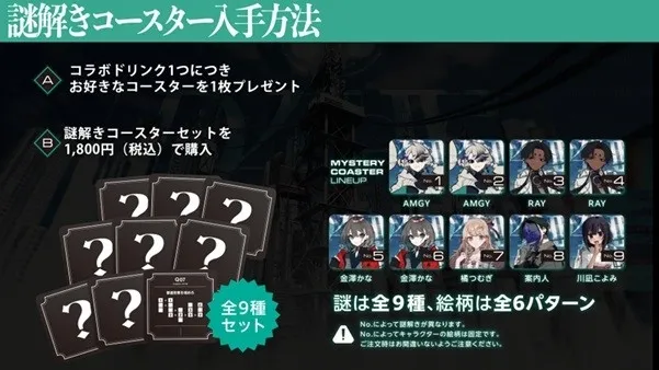 謎解きコースターの入手方法