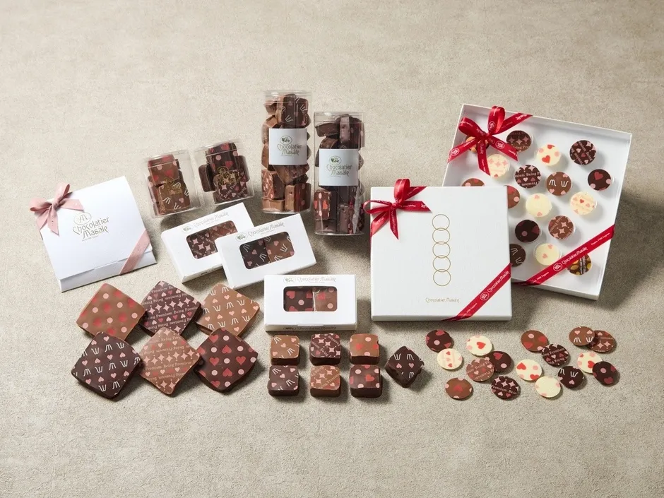 バレンタイン限定デザインのお菓子