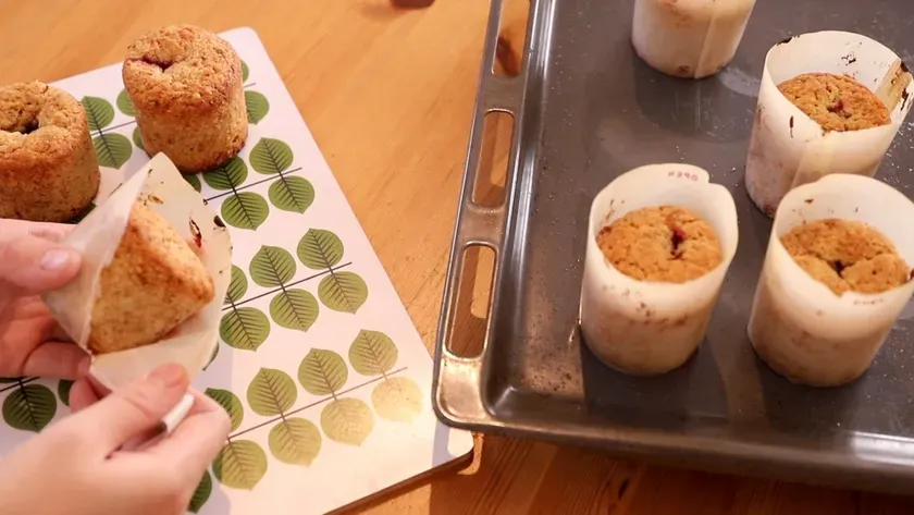 専用のベーキングカップ