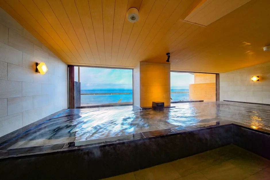 海が見える大浴場