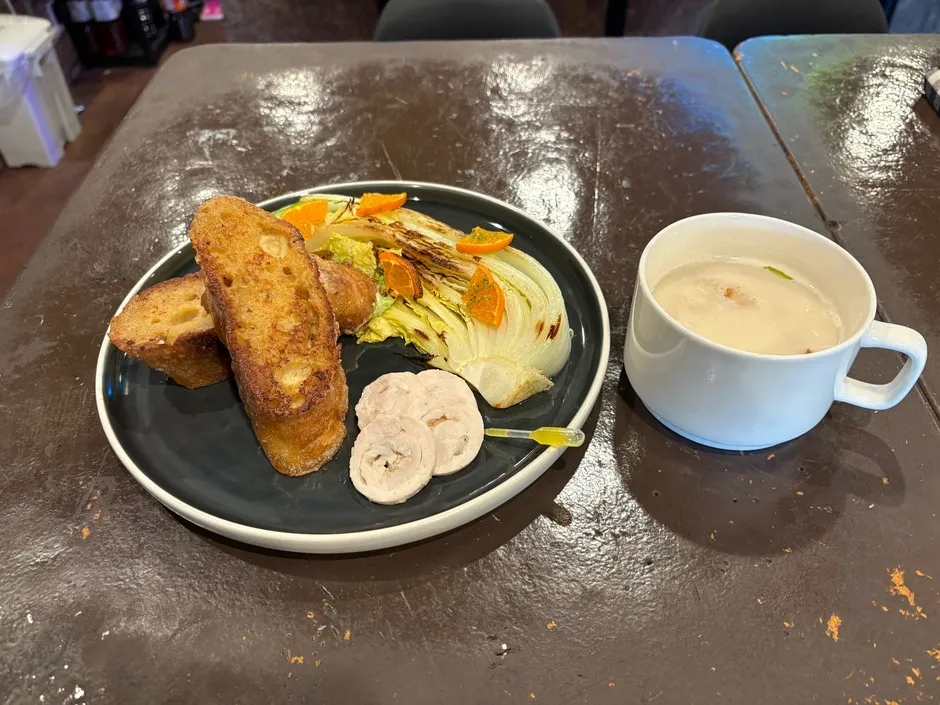 フレンチトーストのプレート